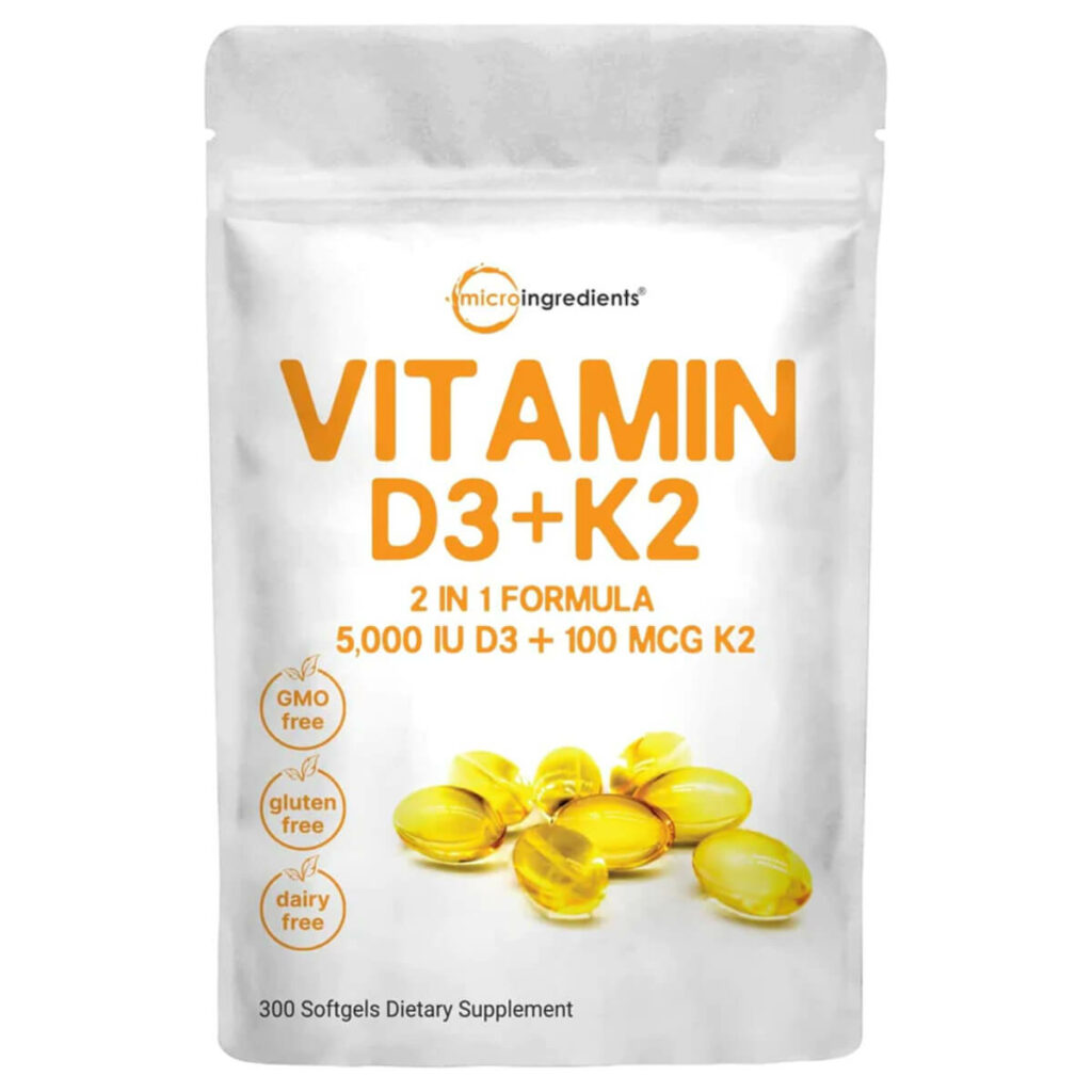 Micro Ingredient Vitamin D3 K2 300 vien Micro Ingredients Vitamin D3 + K2 - 300 viên